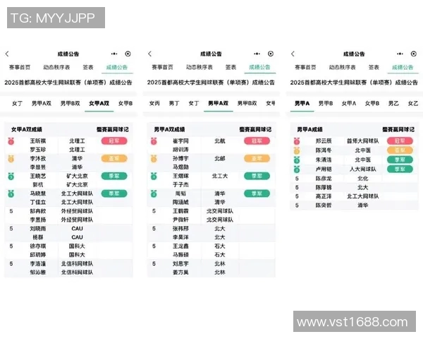 北京网球队以56分稳居选拔赛积分榜首位展现强劲实力